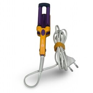 Unix Take Out Multi Hair Waver Gold Purple Mini Triple Barrel UCI-B2306 READ